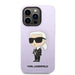 Karl Lagerfeld KLHCP14XSNIKBCU iPhone 14 Pro Max 6.7’’ hardcase purple/purple Silicone Ikonik - Cell phone cases
