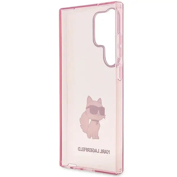 Karl Lagerfeld KLHCS23LHNCHTCP S23 Ultra S918 pink/pink hardcase Ikonik Choupette - Cell phone cases