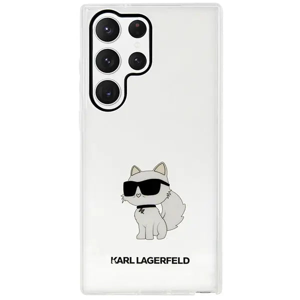 Karl Lagerfeld KLHCS23LHNCHTCT S23 Ultra S918 transparent hardcase Ikonik Choupette - Cell phone cases