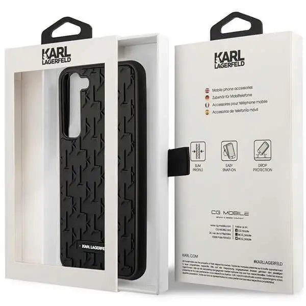 Karl Lagerfeld KLHCS23MRUPKLPK S23+ S916 hardcase black/black 3D Monogram - Cell phone cases and covers<<<HurtelXML