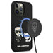 Karl Lagerfeld KLHMP13LSSKCK iPhone 13 Pro / 13 6,1’’ hardcase czarny/black Silicone Karl & Choupette Magsafe - Cell