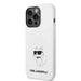 Karl Lagerfeld KLHMP14LSNCHBCH iPhone 14 Pro 6.1’’ hardcase white/white Silicone Choupette MagSafe - Cell phone cases