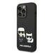 Karl Lagerfeld KLHMP14LSSKCK iPhone 14 Pro 6.1 ’hardcase black / black Liquid Silicone Karl & Choupette Magsafe - Cell