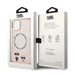 Karl Lagerfeld KLHMP14MHKCP iPhone 14 Plus 6.7 ’hardcase pink / pink Karl & Choupette Aluminum Magsafe - Cell phone