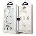 Karl Lagerfeld KLHMP14MHKCT iPhone 14 Plus 6.7 ’hardcase transparent / transparent Karl & Choupette Aluminum Magsafe