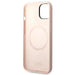 Karl Lagerfeld KLHMP14SSLKHLP iPhone 14 6.1 ’hardcase light pink / light pink Silicone Karl`s Head Magsafe - Cell phone