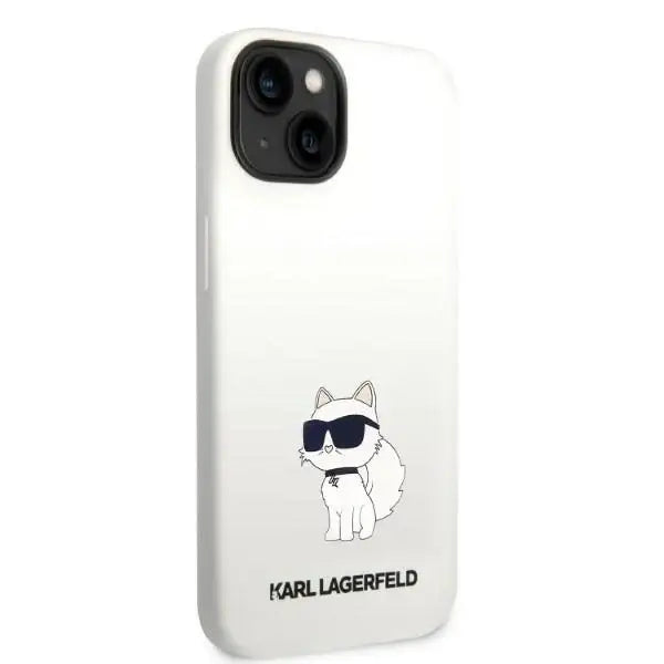 Karl Lagerfeld KLHMP14SSNCHBCH iPhone 14 6.1’’ hardcase white/white Silicone Choupette MagSafe - Cell phone cases
