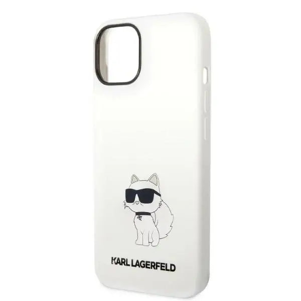 Karl Lagerfeld KLHMP14SSNCHBCH iPhone 14 6.1’’ hardcase white/white Silicone Choupette MagSafe - Cell phone cases