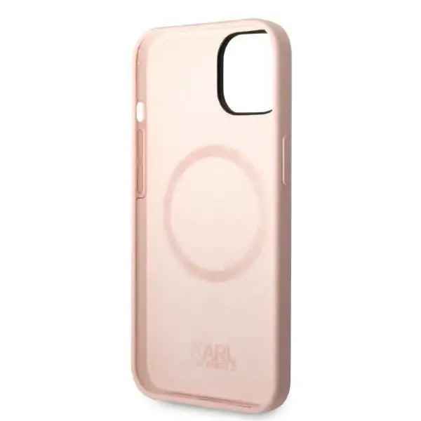 Karl Lagerfeld KLHMP14SSNIKBCP iPhone 14 6.1’’ hardcase pink/pink Silicone Ikonik Magsafe - Cell phone cases