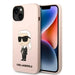 Karl Lagerfeld KLHMP14SSNIKBCP iPhone 14 6.1’’ hardcase pink/pink Silicone Ikonik Magsafe - Cell phone cases