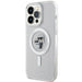 Karl Lagerfeld KLHMP14XHGKCNOT case for iPhone 14 Pro Max 6.7’’ - transparent hardcase Karl&Choupette Glitter MagSafe