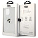 Karl Lagerfeld KLHMP14XHGKCNOT case for iPhone 14 Pro Max 6.7’’ - transparent hardcase Karl&Choupette Glitter MagSafe