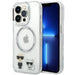 Karl Lagerfeld KLHMP14XHKCT iPhone 14 Pro Max 6.7 ’hardcase transparent / transparent Karl & Choupette Aluminum Magsafe