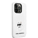 Karl Lagerfeld KLHMP14XSNCHBCH iPhone 14 Pro Max 6.7’’ hardcase white/white Silicone Choupette MagSafe - Cell phone