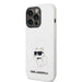 Karl Lagerfeld KLHMP14XSNCHBCH iPhone 14 Pro Max 6.7’’ hardcase white/white Silicone Choupette MagSafe - Cell phone