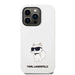 Karl Lagerfeld KLHMP14XSNCHBCH iPhone 14 Pro Max 6.7’’ hardcase white/white Silicone Choupette MagSafe - Cell phone