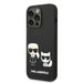Karl Lagerfeld KLHMP14XSSKCK iPhone 14 Pro Max 6.7 ’hardcase black / black Liquid Silicone Karl & Choupette Magsafe