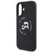 Karl Lagerfeld KLHMP16SSKCHTCK iPhone 16 6.1’’ black/black hardcase Silicone Karl&Choupette Heads MagSafe - Cell phone