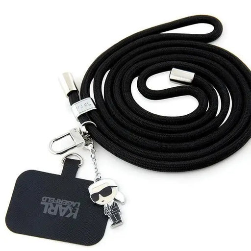 Karl Lagerfeld KLUCNMSCKIK Universal CBDY Cord case - black - Other cell phone equipment<<<HurtelXML