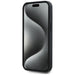 Karl Lagerfeld Leather Monogram Metal Logo case for iPhone 15 / 14 / 13 - black - Cell phone cases