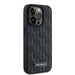 Karl Lagerfeld Leather Monogram Metal Logo case for iPhone 15 Pro Max - black - Cell phone cases and covers<<<HurtelXML