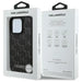 Karl Lagerfeld Leather Monogram Metal Logo MagSafe iPhone 16 Pro Case - Black - Cell phone cases and covers<<<HurtelXML