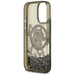 Karl Lagerfeld Liquid Glitter Choupette Logo MagSafe iPhone 17 Case - Black - Cell phone cases and covers<<<HurtelXML