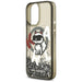 Karl Lagerfeld Liquid Glitter Choupette Logo MagSafe iPhone 17 Case - Black - Cell phone cases and covers<<<HurtelXML