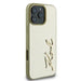 Karl Lagerfeld Metal Signature iPhone 16 Pro Case - Gold - Cell phone cases and covers<<<HurtelXML