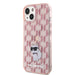 Karl Lagerfeld Monogram Choupette case for iPhone 15 - pink - Cell phone cases and covers<<<HurtelXML