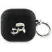 Karl Lagerfeld Monogram Karl & Choupette Head Case for AirPods 4 - Black - Cell phone cases and covers<<<HurtelXML