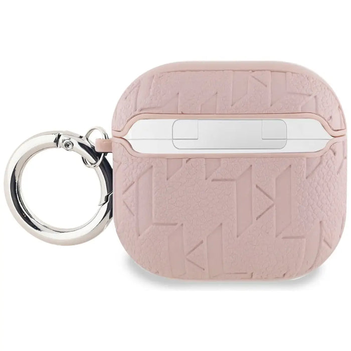 Karl Lagerfeld Monogram Choupette Head Case for AirPods 4 - Pink - Cell phone cases and covers<<<HurtelXML