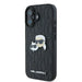 Karl Lagerfeld Monogram Karl & Choupette Head Pin iPhone 16 Plus Case - Black - Cell phone cases and covers<<<HurtelXML