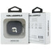Karl Lagerfeld Monogram Karl Head Case for AirPods 4 - Black - Cell phone cases and covers<<<HurtelXML