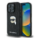 Karl Lagerfeld Monogram Karl Head Pin iPhone 16 Pro Max Case - Black - Cell phone cases and covers<<<HurtelXML