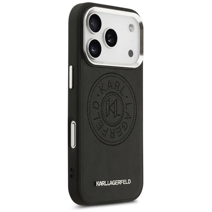 Karl Lagerfeld Point & Metal Logo MagSafe Case for iPhone 17 Pro Max - Black - Cell phone cases and covers<<<HurtelXML