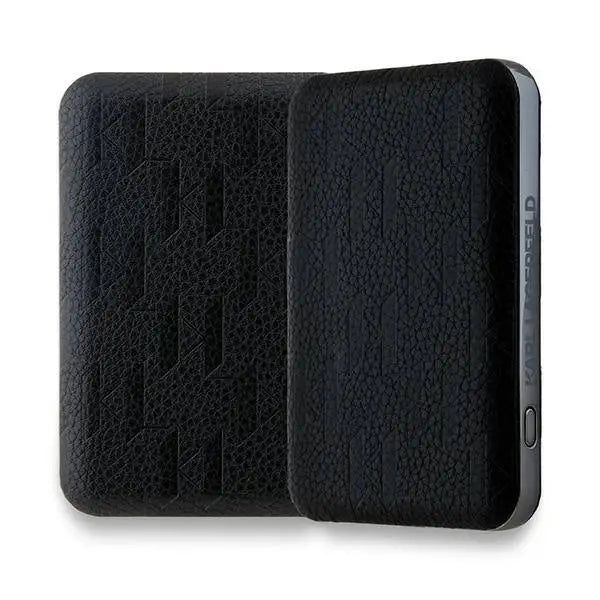 Karl Lagerfeld Powerbank inductive KLPB5FPGKSKCHK 16W 5000mAh black/black Karl&Choupette Head Pin MagSafe