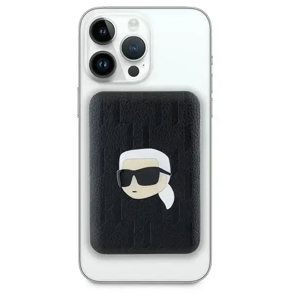 Karl Lagerfeld Powerbank inductive KLPB5FPGKSKIHK 16W 5000mAh black/black Karl Head Pin MagSafe - Powerbanks<<<HurtelXML