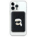 Karl Lagerfeld Powerbank inductive KLPB5FPGKSKIHK 16W 5000mAh black/black Karl Head Pin MagSafe - Powerbanks<<<HurtelXML