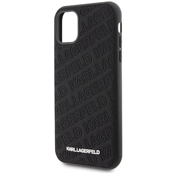 Karl Lagerfeld Quilted K Pattern case for iPhone 11 / Xr - black - Cell phone cases and covers<<<HurtelXML