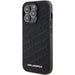 Karl Lagerfeld Quilted K Pattern case for iPhone 15 Pro Max - black - Cell phone cases and covers<<<HurtelXML