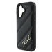 Karl Lagerfeld Quilted Signature iPhone 16 Plus Case - Black - Cell phone cases and covers<<<HurtelXML