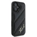 Karl Lagerfeld Quilted Signature iPhone 16 Plus Case - Black - Cell phone cases and covers<<<HurtelXML