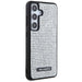 Karl Lagerfeld Rhinestone Metal Logo case for Samsung Galaxy S24 - silver - Cell phone cases and covers<<<HurtelXML