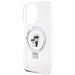 Karl Lagerfeld Ring Stand Karl&Choupette MagSafe case for iPhone 14 Pro Max - white - Cell phone cases