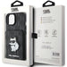 Karl Lagerfeld Saffiano Cardslots and Stand Monogram Choupette case for iPhone 15 - black - Cell phone cases