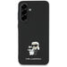 Karl Lagerfeld Saffiano Case w/ K&C Metal Logo for Samsung Galaxy A56 - Black - Cell phone cases and covers<<<HurtelXML