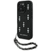 Karl Lagerfeld Saffiano Crystals w/Chain iPhone 16 Pro Max Case - Black - Cell phone cases and covers<<<HurtelXML