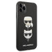 Karl Lagerfeld Saffiano Karl&Choupette Head Case for iPhone 11 Pro 5.8’’ - Black - Cell phone cases