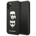 Karl Lagerfeld Saffiano Karl&Choupette Head Case for iPhone 11 Pro 5.8’’ - Black - Cell phone cases